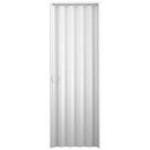Porta Sanfonada Interna Plasbil PVC Branco, 210 x 90 cm