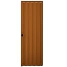 Porta Sanfonada Interna Plasbil PVC Mogno, 210 x 90 cm