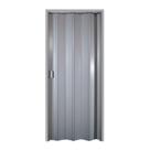 Porta Sanfonada Plasflex PVC Multilit 0,60x2,10m Cinza