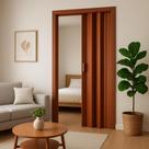 Porta Sanfonada PVC 0,60x2,10 Multilit Mogno