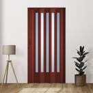 Porta Sanfonada pvc translucida 260x216 Marrom Porta Sanfonada pvc translucida 260x216 Marrom