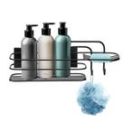 Porta Shampoo Com Saboneteira Dupla Face 3M Black 3434 - Arthi