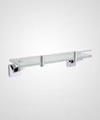 Porta Shampoo com Saboneteira Like Square Cromado - Perflex Porta Shampoo com Saboneteira Like Square Cromado - Perflex