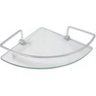 Porta Shampoo de Canto 3318 Basic Cinza Cromado