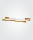 Porta Shampoo Dom Dourado Fosco - Perflex Porta Shampoo Dom Dourado Fosco - Perflex