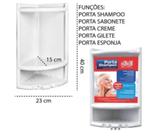 Porta shampoo /porta sabonete/porta creme/porta gilete/porta esponja Porta shampoo /porta sabonete/porta creme/porta gilete/porta esponja