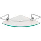 Porta Shampoo Vidro Hidrolar Com Haste 20X20Cm De Canto Porta Shampoo Vidro Hidrolar Com Haste 20X20Cm De Canto