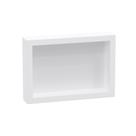 Porta Shanpoo Nicho de Sobrepor 28x40 BRANCO Porta Shanpoo Nicho de Sobrepor 28x40 BRANCO