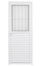 Porta Social 210x80 Branco Vidro boreal L.25