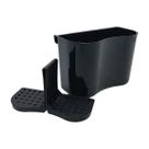 Porta Talhares de Plástico Preto com 2 Divisorias Removivel Porta Talhares de Plástico Preto com 2 Divisorias Removivel
