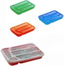 Porta Talher de Gaveta de Plastico Colors com 4 Divisorias com Tampa 32x21x5cm - Jaguar Porta Talher de Gaveta de Plastico Colors com 4 Divisorias com Tampa 32x21x5cm - Jaguar