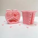 Porta Talher Escorredor Plástico Maça - Rosa Porta Talher Escorredor Plástico Maça - Rosa