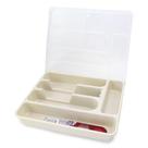 Porta Talher Organizador 5 Repartiçoes Tampa De Plástico - Clink Porta Talher Organizador 5 Repartiçoes Tampa De Plástico - Clink