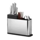 Porta Talher Suporte Faca Escorredor Cozinha Pia Aço Inox Porta Talher Suporte Faca Escorredor Cozinha Pia Aço Inox