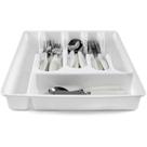 Porta Talher Suporte Organizador de Gaveta Cozinha Resistente 5 Divisórias Durável Versátil Bonito