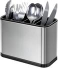Porta Talheres Aço Inox 316 Escorredor 4 Divisórias Cozinha