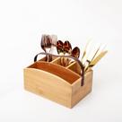 Porta Talheres Com Alça Eco Kitchen Bambu - Mimo Style