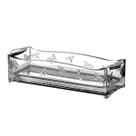 Porta Talheres Cristal Organizador Pequenos Voadores C.27 x L.8,9 x A.6 cm Decorativo Mesa Posta