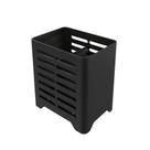 Porta Talheres E Escorredor De Plástico Para Pia - Cor Preto Porta Talheres E Escorredor De Plástico Para Pia - Cor Preto