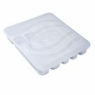 Porta Talheres Organizador C/ Tampa 35x30x5Cm 6 Divisórias