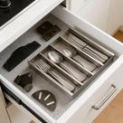 Porta Talheres Organizador De Gaveta Com Brinde Em Aço Inox Mod.3300 Porta Talheres Organizador De Gaveta Com Brinde Em Aço Inox Mod.3300