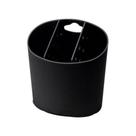 Porta Talheres Plástico Preto - 10840/0008 - Coza - Bri 256