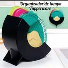 Porta Tampa Preto Tupperware