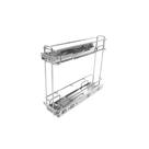 Porta tempero deslizante premium cromado com bandeja inox 8770 Jomer
