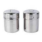 Porta Tempero em Aço Inox com 2 Peças - A/CASA