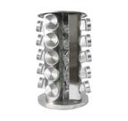 Porta tempero giratório de metal redondo com 20 peças Porta tempero giratório de metal redondo com 20 peças