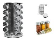 Porta Tempero Giratório Em Inox 20 Potes Use E Decore Porta Tempero Giratório Em Inox 20 Potes Use E Decore
