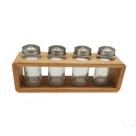 Porta temperos bamboo 4 potes
