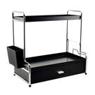 Porta Temperos Condimentos Organizador Cozinha Preto