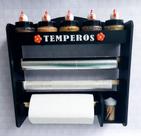 Porta temperos Galinha porta condimentos com 5 potes decorados