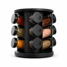 Porta Temperos Giratório 360 9 Potes Vidro Tampa Dosadora Condimentos Mesa Cozinha Inox Porta Temperos Giratório 360 9 Potes Vidro Tampa Dosadora Condimentos Mesa Cozinha Inox