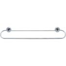 Porta Toalha 57cm Linear Barra Dupla Cromado 03-VD Moldenox Porta Toalha 57cm Linear Barra Dupla Cromado 03-VD Moldenox