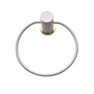 Porta Toalha Argola Línea Branco / Dourado Deca - 2050.E.SL