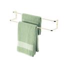Porta toalha banheiro Dourado suporte para toalha duplo 60 cm Future 1668DD