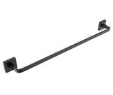 Porta Toalha Banho Barra Simples Quad. Aço Inox Preto Fosco Porta Toalha Banho Barra Simples Quad. Aço Inox Preto Fosco
