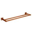 Porta Toalha Barra Quadratta Duplo Red Gold - Deca