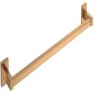 Porta Toalha Barra Quadratta Gold Matte Deca 2040.Gl83.Mt