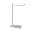 Porta Toalha de Bancada Inox Square SQ12082 Ducon Metais Cinza/Cromado