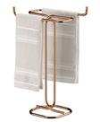 Porta Toalha De Bancada Toalheiro Duplo Rosé Gold - 1177rg Future