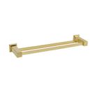 Porta Toalha de Banho Duplo em Aço Inox Gold Ducon Metais