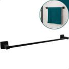 Porta Toalha de Banho Preto Fosco Suporte Banheiro Barra 60cm Metal Inox 304 Toalheiro Reto De Parede Quadrado Metal Lavabo Luxo Porta Toalha de Banho Preto Fosco Suporte Banheiro Barra 60cm Metal Inox 304 Toalheiro Reto De Parede Quadrado Metal Lavabo Luxo