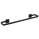 Porta Toalha De Banho Preto Fosco Toalheiros Para Banheiros 50cm