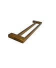 Porta Toalha De Parede Guriri Duplo 70cm Red Gold Inox