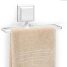 Porta Toalha de Rosto Barra Banheiro Lavabo Toalheiro Sem Furo Fixação Dupla Face Branco Arthi Porta Toalha de Rosto Barra Banheiro Lavabo Toalheiro Sem Furo Fixação Dupla Face Branco Arthi