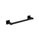 Porta Toalha Quadratta Barra 30cm Black Matte - Deca