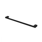 Porta Toalha Reto Longo Horus Fani Metais Preto Fosco 450 44